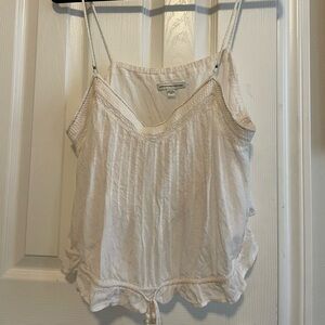 American Eagle Outfitters Cream Camisole Top